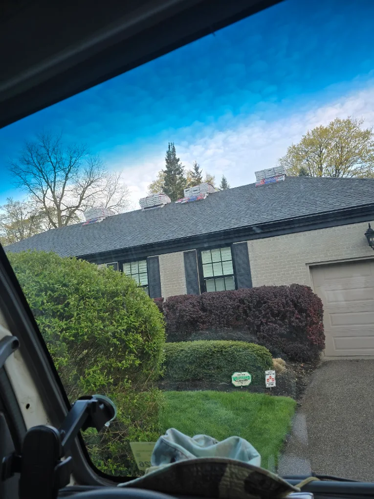 Shingle delivery and tear-off day